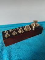 Balans of weegschaal (14) - Messing, Hout - Mooi compleet