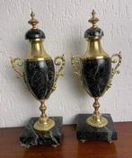 sculptuur, Twee Empire Cassoletten, circa 1900 - 32 cm -