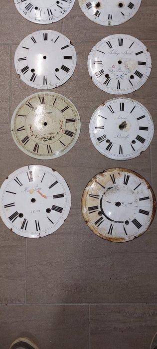 Klok - IJzer - 1940-1950 - Wijzerplaten, Antiek en Kunst, Antiek | Klokken