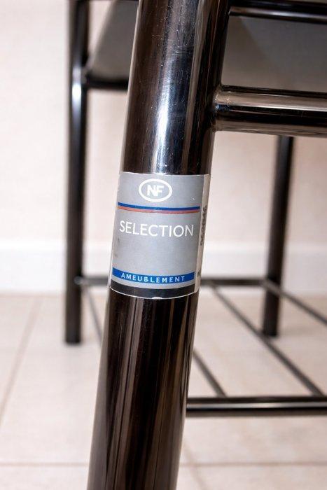 Nachtkastje (2) - gerookt glas, Chroom, Verguld messing -, Antiquités & Art, Curiosités & Brocante