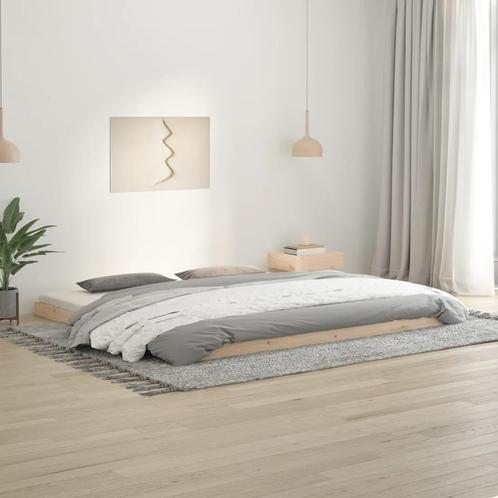 vidaXL Bedframe massief grenenhout 200x200 cm, Huis en Inrichting, Slaapkamer | Bedden, Nieuw, Verzenden