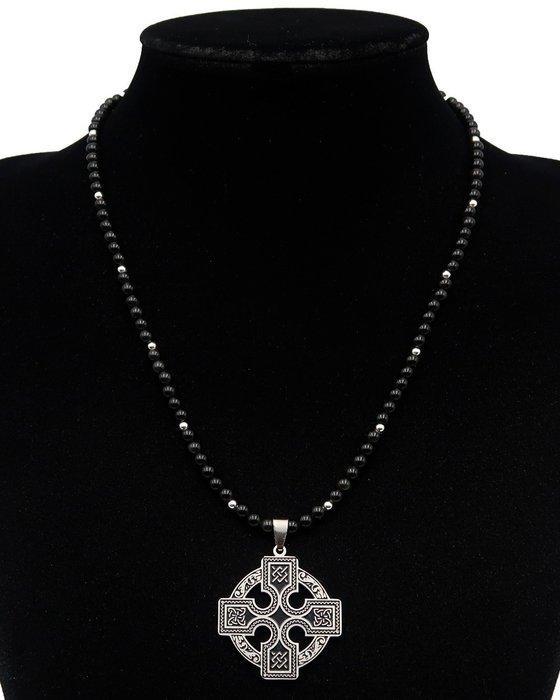 Keltisch kruis van de krijgers in obsidiaan: bescherming en, Antiek en Kunst, Antiek | Boeken en Manuscripten