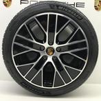 Porsche Taycan ORIGINELE 20inch Turbo Aero zw/alu met banden, Auto-onderdelen, 285 mm, Banden en Velgen, Gebruikt, Personenwagen