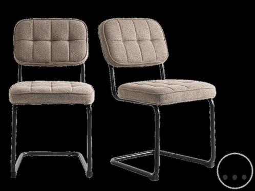 Tweedekans | 2x Criks Design Eetkamerstoel Flexa - 46x87 cm, Huis en Inrichting, Stoelen, Ophalen of Verzenden