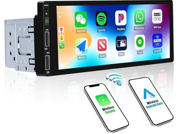 Veiling - 7 Touchscreen Autoradio – Wireless CarPlay & An, Auto diversen, Autoradio's