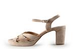 Manfield Sandalen in maat 36 Beige, Kleding | Dames, Schoenen, Verzenden, Beige, Sandalen of Muiltjes, Zo goed als nieuw