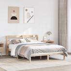 vidaXL Bedframe zonder matras massief grenenhout 120x200 cm, Verzenden, Nieuw