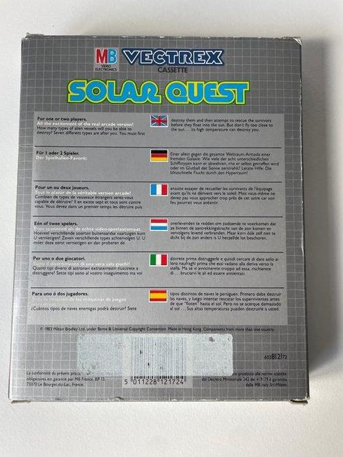 MB Milton Bradley - Vectrex - Solar Quest - Videogame - In, Games en Spelcomputers, Spelcomputers | Overige Accessoires