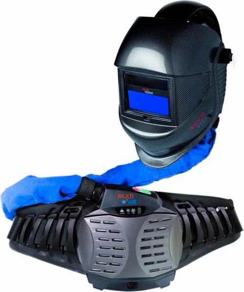 MV Grind Carbon met MCII PAPR verse lucht set, Doe-het-zelf en Bouw, Gereedschap | Lasapparaten, Ophalen of Verzenden