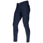 Pant.équit. techno ii hommes bleu foncé, t. 52 basane genou