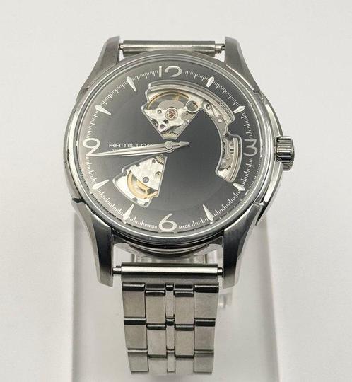 Hamilton - Jazzmaster Open Heart - Sans Prix de Réserve -, Handtassen en Accessoires, Horloges | Heren