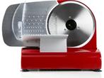 DOMO DO522S - Snijmachine - 22 cm licht gekarteld mes - Rood, Verzenden, Zo goed als nieuw