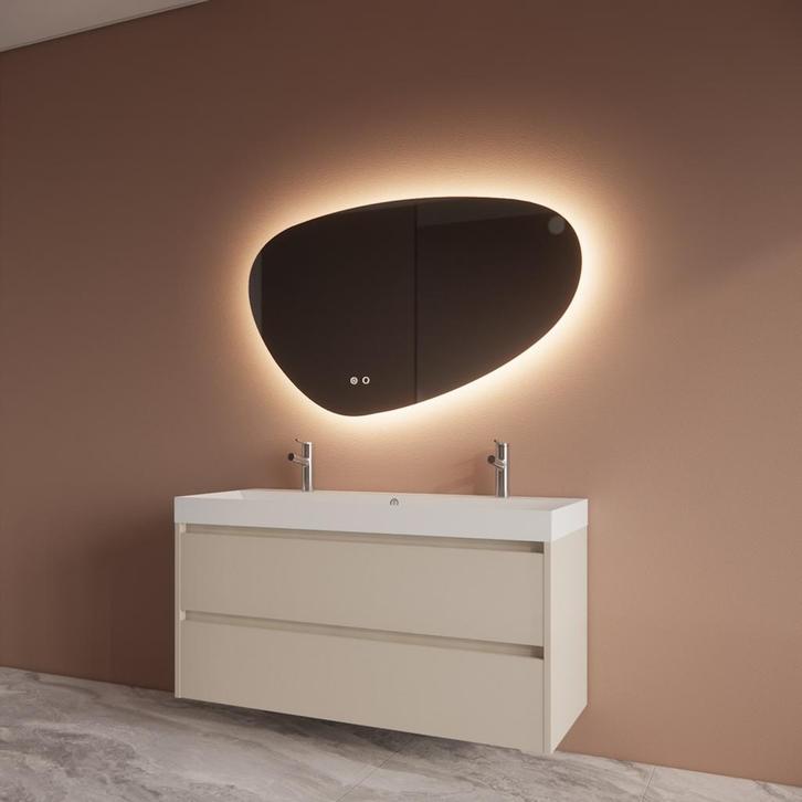 Badmeubelset BWS Riga Met Lako Wastafel Wit 120 cm Kasjmier, Doe-het-zelf en Bouw, Sanitair, Bad, Nieuw, Ophalen of Verzenden