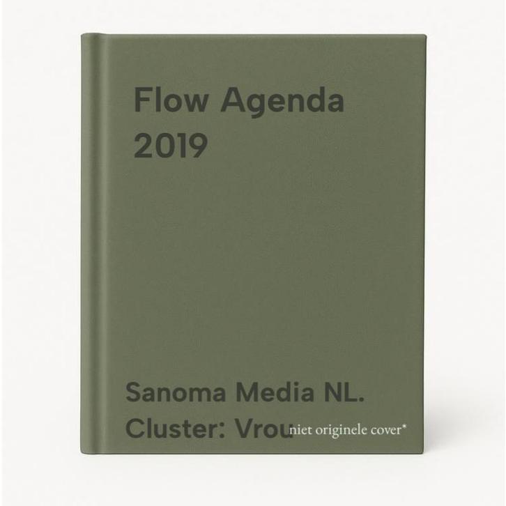 Flow Agenda 2019 8710722010769, Boeken, Literatuur, Zo goed als nieuw, Verzenden