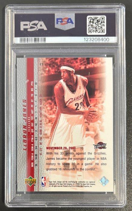 2003 Upper Deck Phenomenal Beginning LeBron James #17, Verzamelen, Stickers