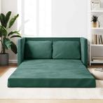 vidaXL Slaapbank vloermodel 2-in-1 122x204x55 cm fluweel, Verzenden, Nieuw
