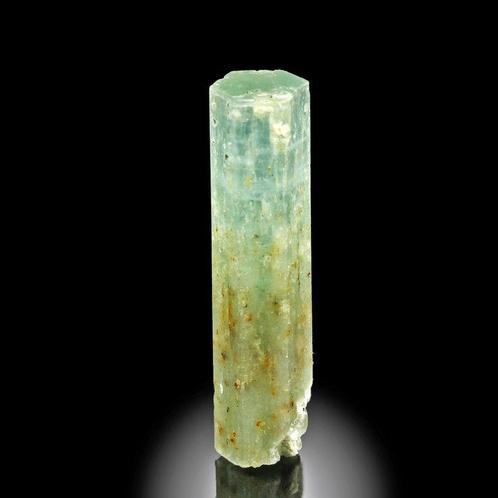 Dubbele Terminated Aquamarijn Kristal - Hoogte: 3.4 cm -, Verzamelen, Mineralen en Fossielen