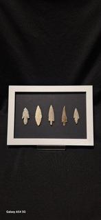 Neolithisch Vuursteen pijlpuntencollectie - 170 mm (Zonder, Collections, Minéraux & Fossiles