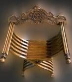 Stoel - Savonarola - Hout