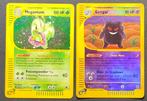 Pokémon - 2 Card - Gengar, Meganium Holo, Reverse holo -, Nieuw