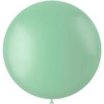 Mintgroene Ballon Powder Pistache 80cm, Verzenden, Nieuw