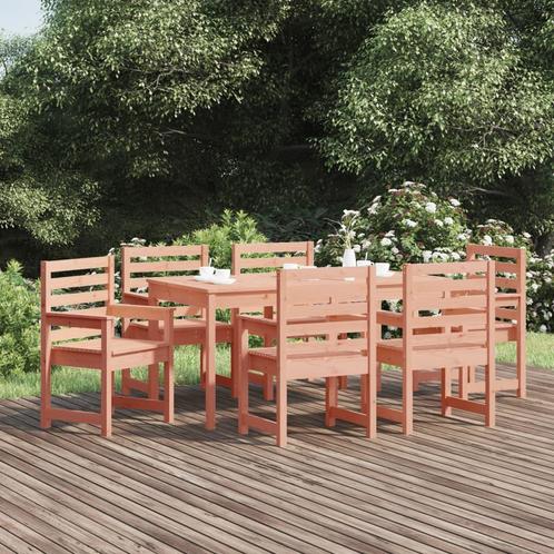 vidaXL 7-delige Tuinset massief douglashout, Tuin en Terras, Tuinsets en Loungesets, Tuinset, Nieuw, Verzenden