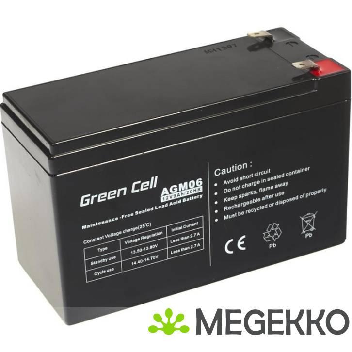 Green Cell AGM06 UPS-accu Sealed Lead Acid (VRLA) 12 V 9 Ah, Computers en Software, Noodvoedingen (UPS), Nieuw, Verzenden