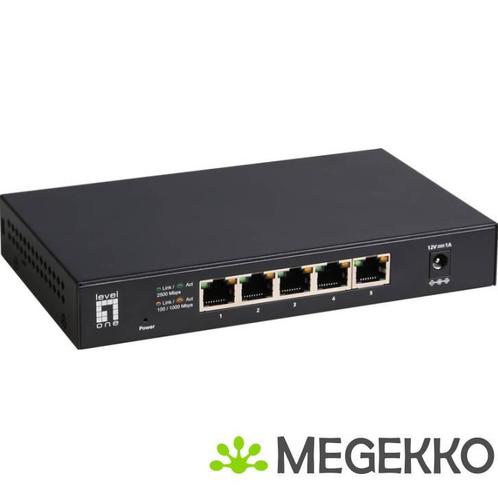 LevelOne GEU-0525 netwerk-switch Unmanaged 2.5G Ethernet, Computers en Software, Overige Computers en Software, Nieuw, Verzenden