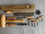 Anciens outils de menuisier pour exposition (12) - bois,