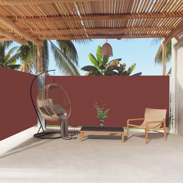 vidaXL Windscherm uittrekbaar 160x600 cm bruin, Verzenden