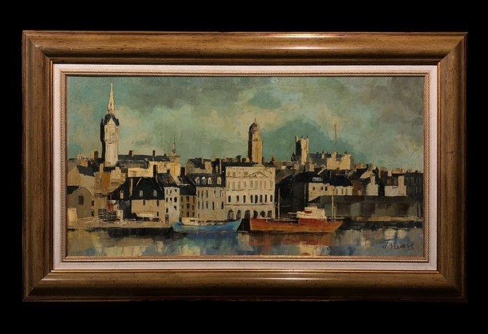 European School (c. 1960) - Old Liverpool, Antiek en Kunst, Kunst | Schilderijen | Klassiek