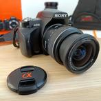 Sony A230 + Sony SAM 18-55 mm 3.5/5.6 + zoom 28-210 mm, Nieuw