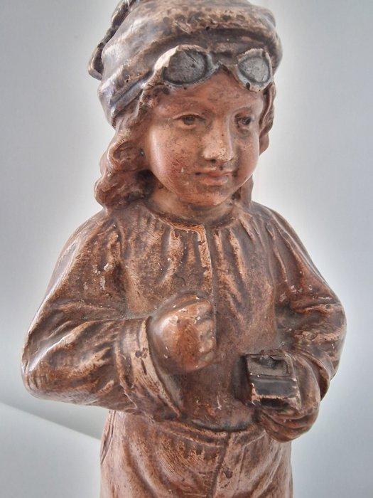 louis Godard - Beeldje - Comme Gd Père - Gips, Antiek en Kunst, Curiosa en Brocante