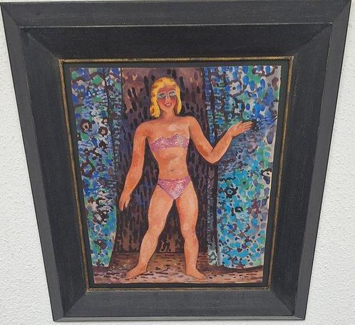 Herman Bieling (1887-1964) - Acrobate, Antiek en Kunst, Kunst | Schilderijen | Klassiek