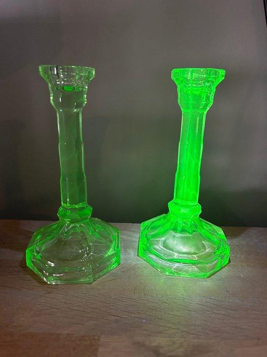 Kandelaar (2) - Glas, Antiek en Kunst, Curiosa en Brocante