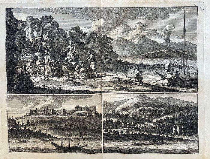 Grèce - Lesbos/Mytilene; Cornelis de Bruyn - (Maritime Views, Livres, Atlas & Cartes géographiques