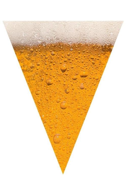 Vlaggenlijn Bier 6 Meter, 15 Vlagge, Hobby en Vrije tijd, Feestartikelen, Nieuw, Verzenden