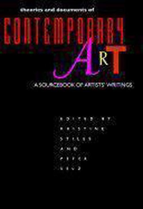 Theories and Documents of Contemporary Art 9780520202535, Livres, Livres Autre, Envoi