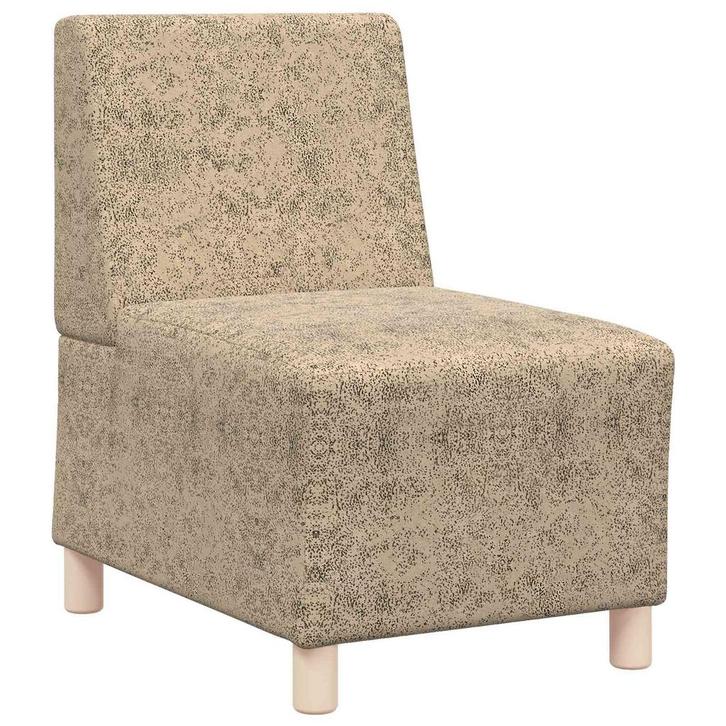 vidaXL | Sofa Stoel | Lichtgrijs 55 x 74 x 82 cm Faux suede, Huis en Inrichting, Zetels | Zetels, Nieuw, Verzenden