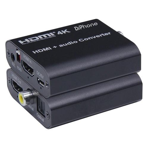 DrPhone HA4 HDMI 1.4 + Audio HD Converter – 4096x2160 @30Hz, TV, Hi-fi & Vidéo, TV, Hi-fi & Vidéo Autre, Envoi