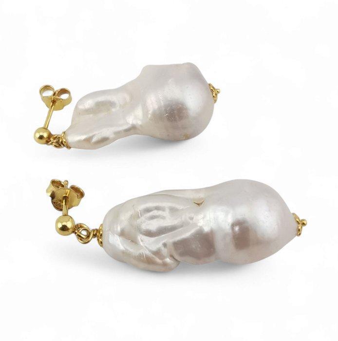 Parel - Zilver - Oorbellen - Italiaanse ambacht, Antiek en Kunst, Curiosa en Brocante