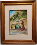 Nicola Caporrini (XX) - Bagnanti a Sorrento