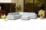 Flow. Cube hoekbank Lead Chiné |   Sunbrella | SALE, Tuin en Terras, Nieuw
