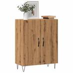 vidaXL Dressoir 69,5x34x90 cm bewerkt hout artisanaal, Huis en Inrichting, Kasten | Dressoirs, Verzenden, Nieuw