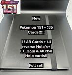 Pokémon - 335 Complete Album - MASTER SET!! Pokemon 151 -, Hobby en Vrije tijd, Verzamelkaartspellen | Pokémon, Nieuw