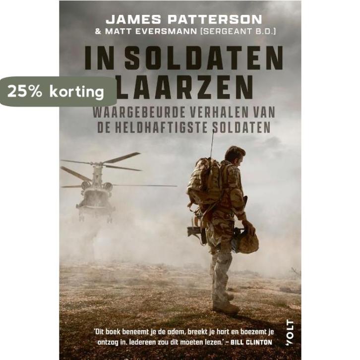 In soldatenlaarzen 9789021464398 James Patterson, Livres, Littérature, Envoi
