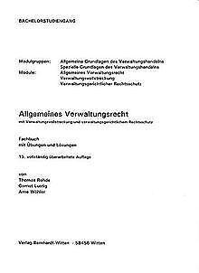 Allgemeines Verwaltungsrecht mit Verwaltungsvollstr...  Book, Livres, Livres Autre, Envoi