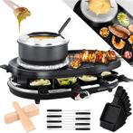 Gourmetstel 3in1 - raclette grill met grillplaat en fondue, Verzenden, Nieuw