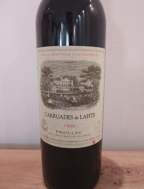 1996 Carruades de Lafite, 2nd wine of Chateau Lafite, Verzamelen, Wijnen
