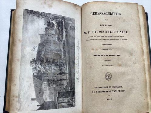 Majoor W.P. dAuzon de Boisminart - Gedenkschriften, Antiquités & Art, Antiquités | Livres & Manuscrits